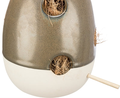 Trixie Nestelhulp Hangend Keramiek Creme / Bosgroen