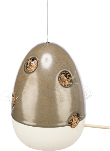 Trixie Nestelhulp Hangend Keramiek Creme / Bosgroen